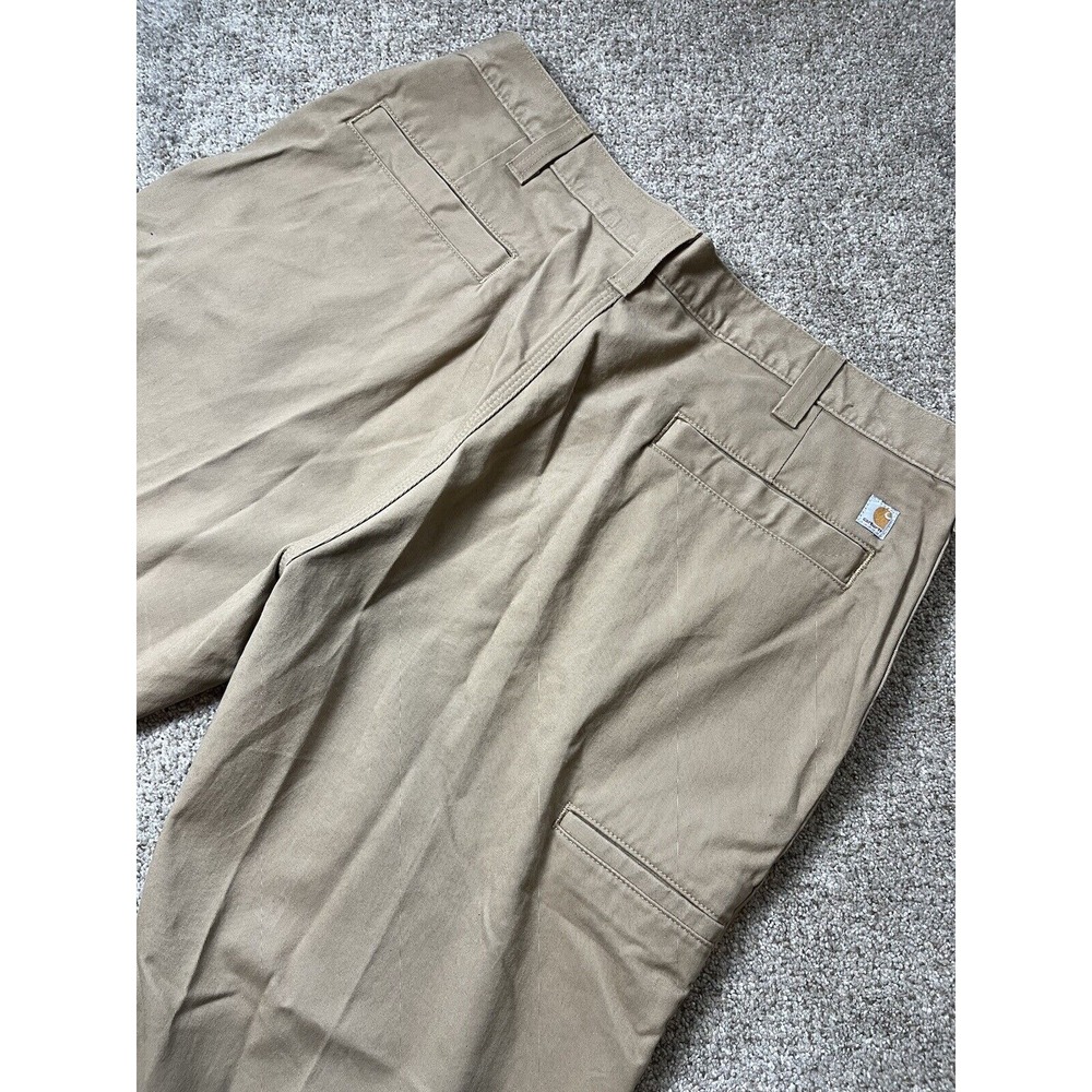Carhartt‎ Men's Work Pants Size 40 X 30 Relaxed Fit Brown - Picture 6 of 8